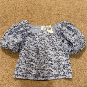 Abercrombie Kids Emerson Puff Sleeve Top